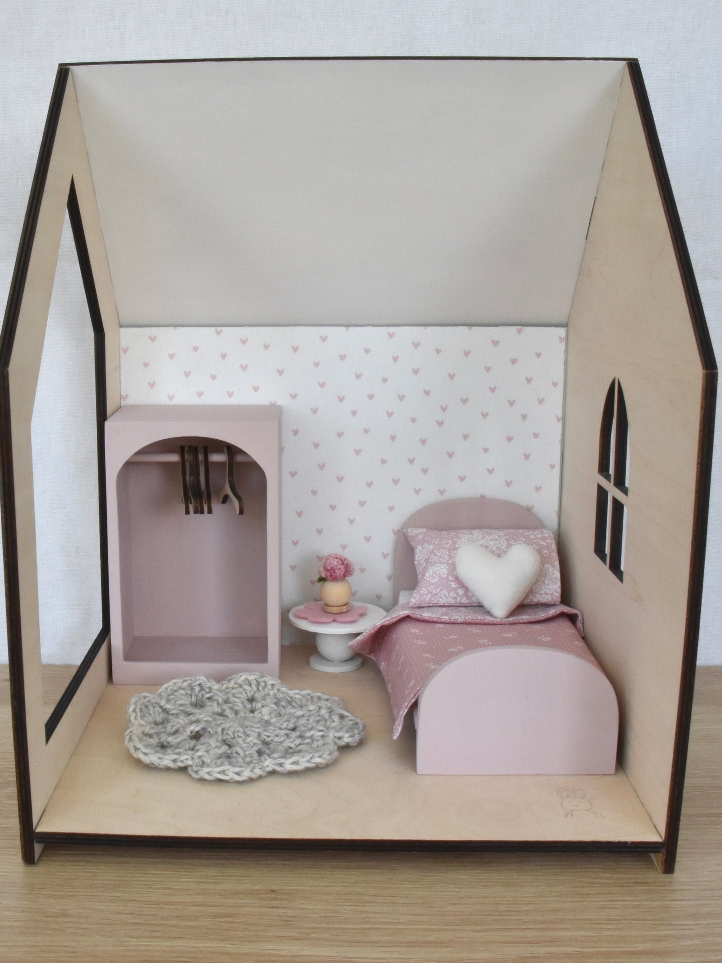 Dolls rooms- living room +. Bedroom