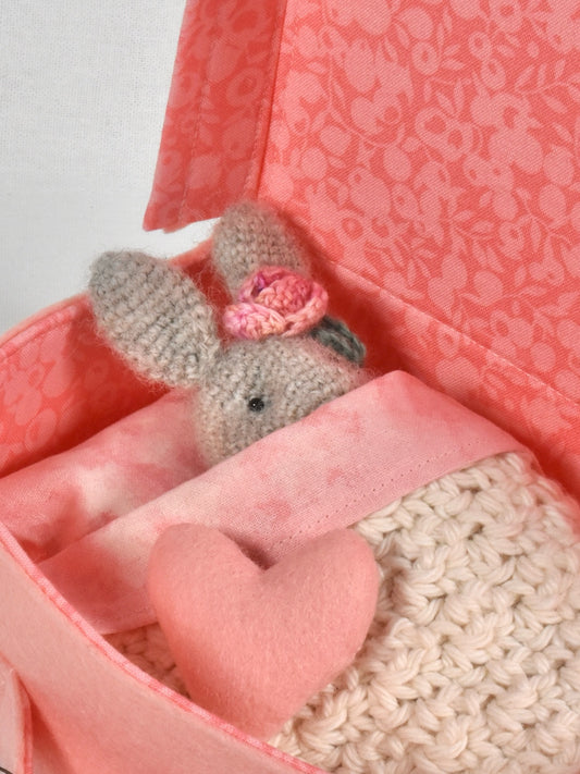 Suitcase with bedding