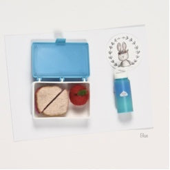 Lunch box and drink bottle